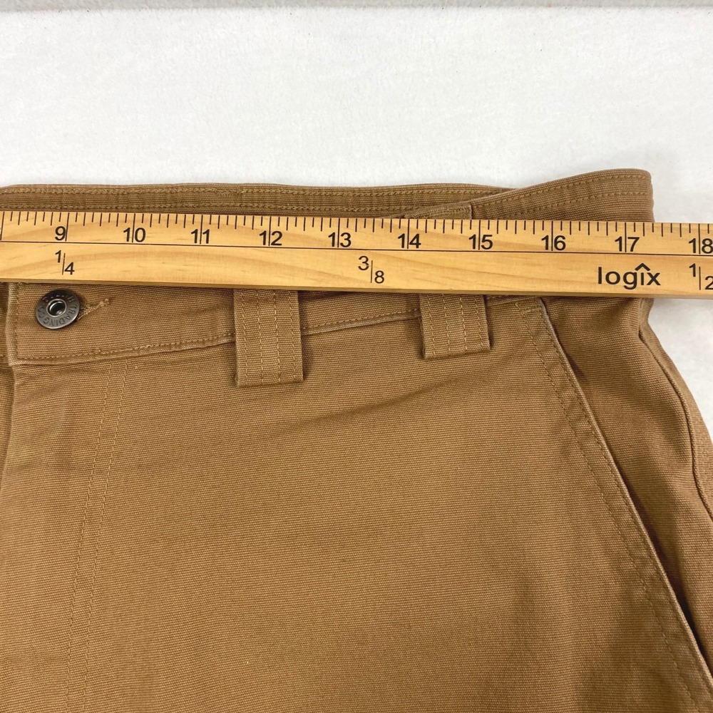 Duluth Trading Co Cargo Shorts Mens 36 Flex Fire Hose Relaxed Fit Brown Gorpcore - Picture 9 of 11
